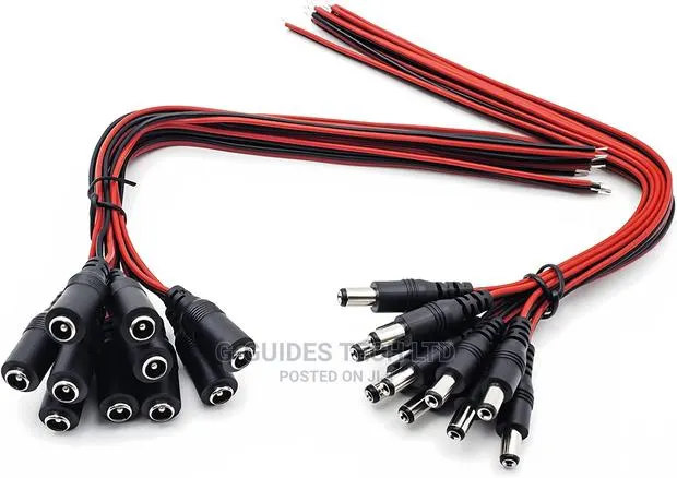 CCTV DC Power Connector Male And Female · Photo 1