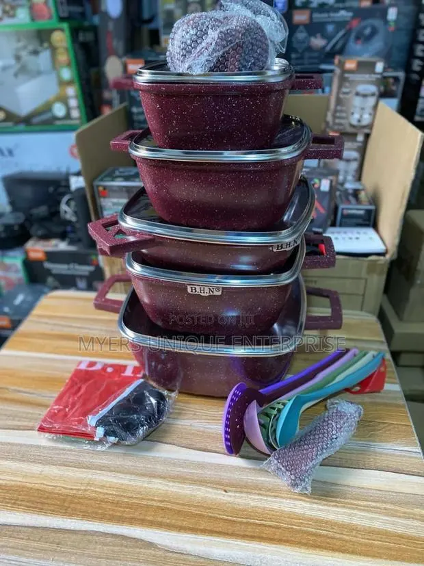 Quality B.H.N 21Pieces Granite Cookware Set. · Photo 1