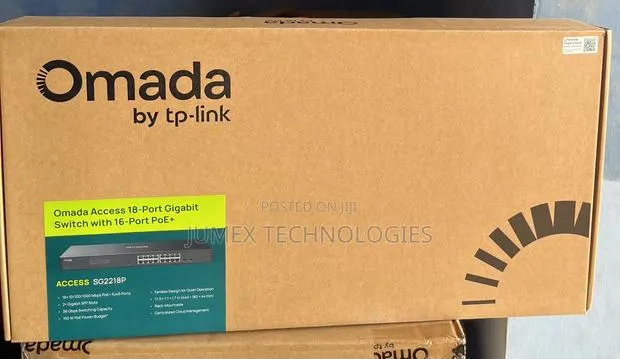 TP-Link Omada Access 18-Port Gigabit Switch With 16-Port PoE+ SG2218P · Photo 1