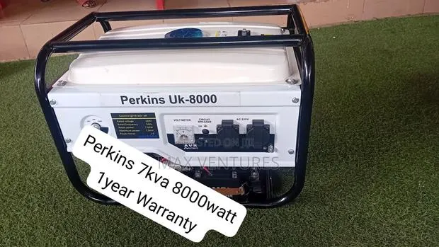 Perkins 8000-Watt 7kva Generator – Fuel-Efficient Power Solution 7kva · Photo 1