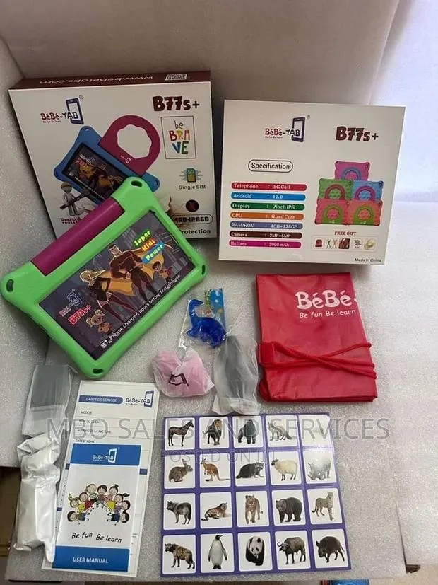 Bebe-Tab B77s Plus Android Kids Tablet – 7′′ – 128/4gb · Photo 1