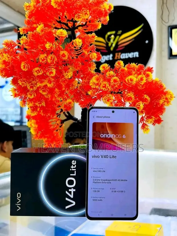 New Vivo V40 Lite 256 GB Gray · Photo 1