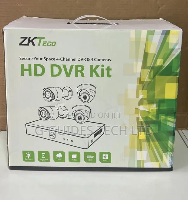 ZKTeco 4-Channel HD DVR Camera Kit · Photo 1