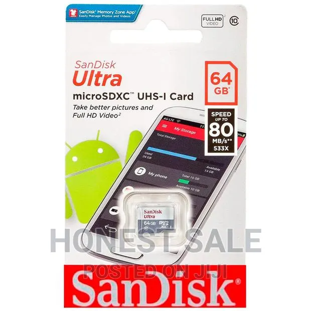 64gb Sandisk Card · Photo 1