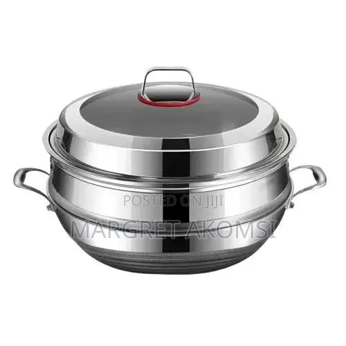 Stainless Steel Wok With Cover · Photo 1