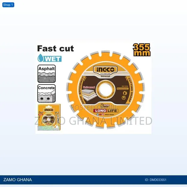 Diamond Disc for Asphalt and Concrete - Dmd033551 · Photo 1