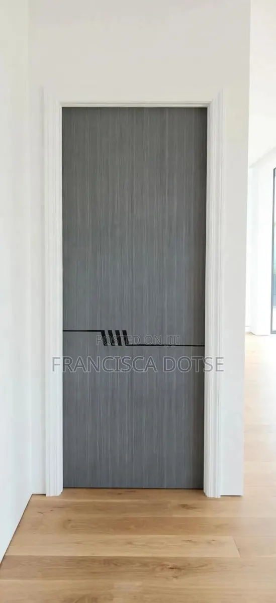 High Quality Gray Wooden Door for Bedroom · Photo 1