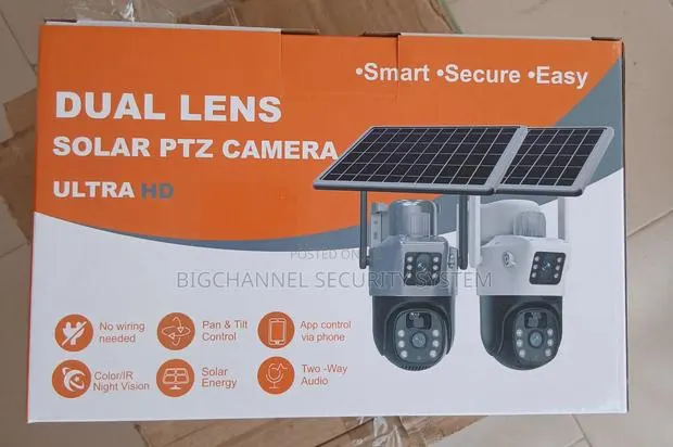 Ultra Hd Dual Lens Solar PTZ Camera · Photo 1