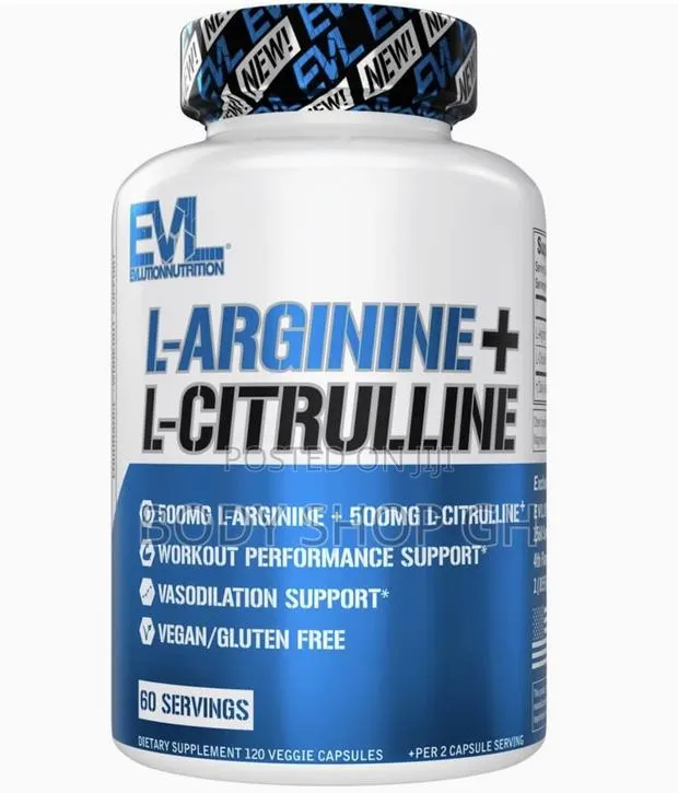 Nitric Oxide Booster - L-Arginine + L -Citrulline Supplement 120 Caps · Photo 1