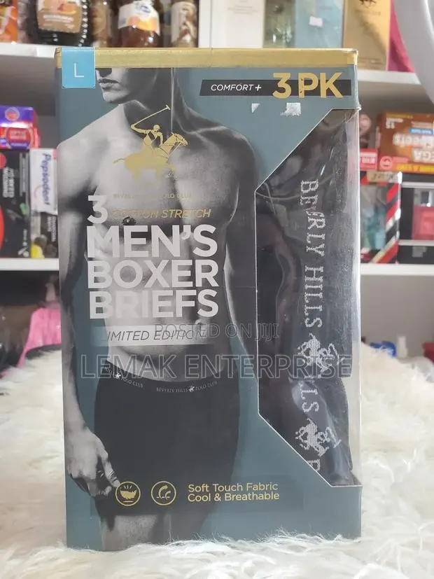 3 Cotton Stretch Men's Boxer · Photo 1