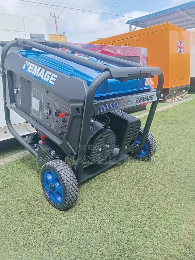 Quality Kemage 7.5KVA Genset With Easy-Move Wheels and Handles