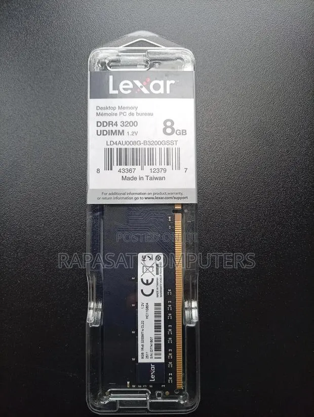 Lexar 8gb Ddr4 3200 Desktop Ram · Photo 1