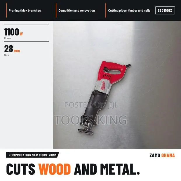 Reciprocating Saw 1100W 28Mm - SSD1100X · Photo 1