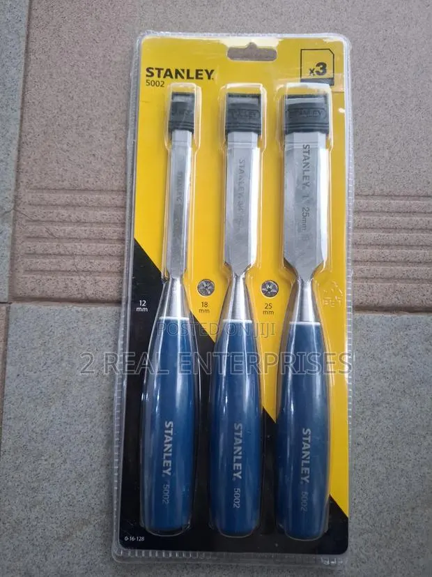 Stanley 5002 Wood Chisel 3-Piece Set (Part No. 0-16-128) · Photo 1