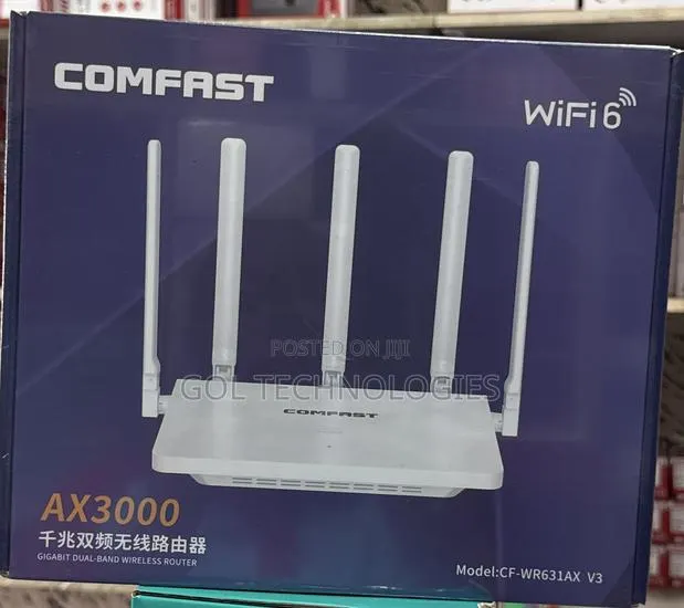 Comfast Ax3000 Gigabit Dual-Band Wireless Router Cf-Wr631ax V3 · Photo 1