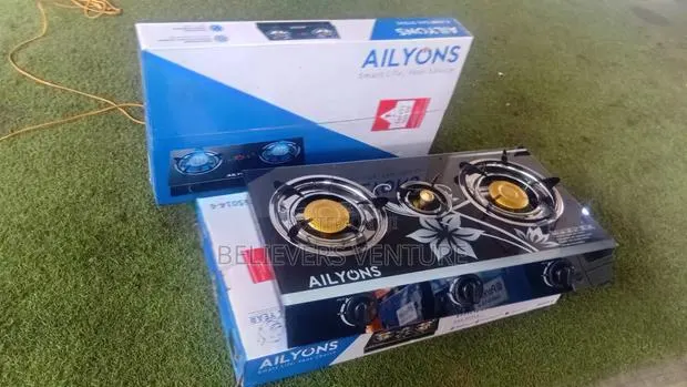 Ailyons Gas Cooker 3 Burners – Simple, Strong Reliable · Photo 1