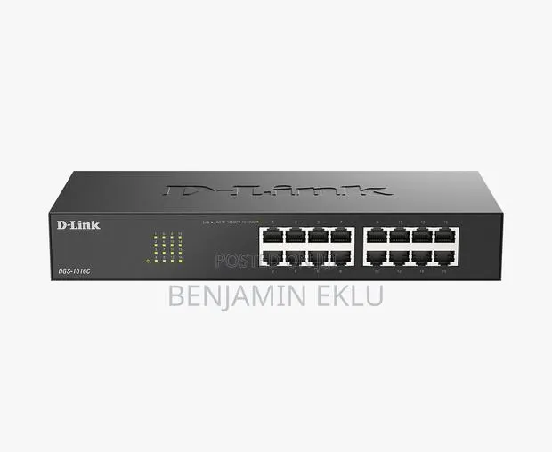 D-Link DGS-1016C – 16-Port Gigabit Unmanaged Switch · Photo 1