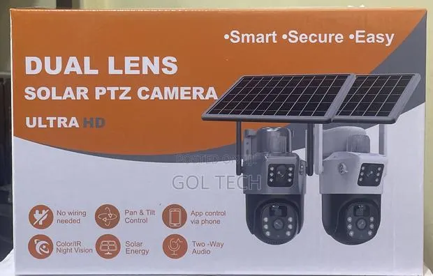 Ultra Dual Lens Solar PTZ Camera G10-Dl-4g · Photo 1