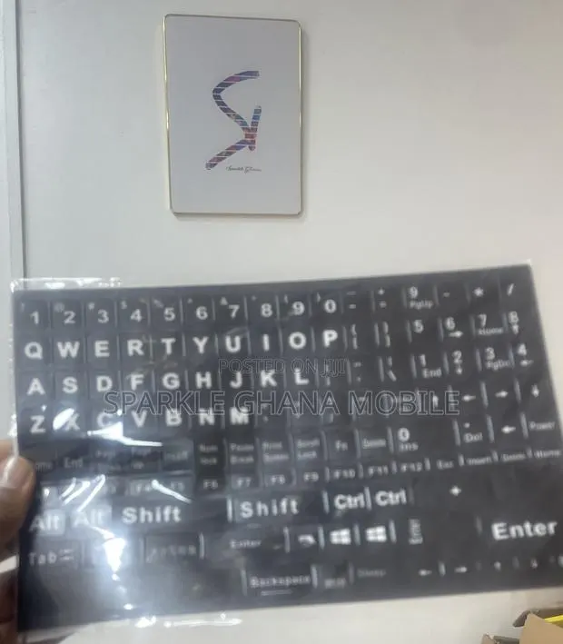 Universal English Keyboard Sticker Sheet · Photo 1