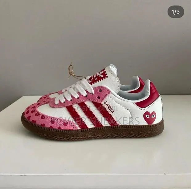 Adidas Samba Pink/White · Photo 1