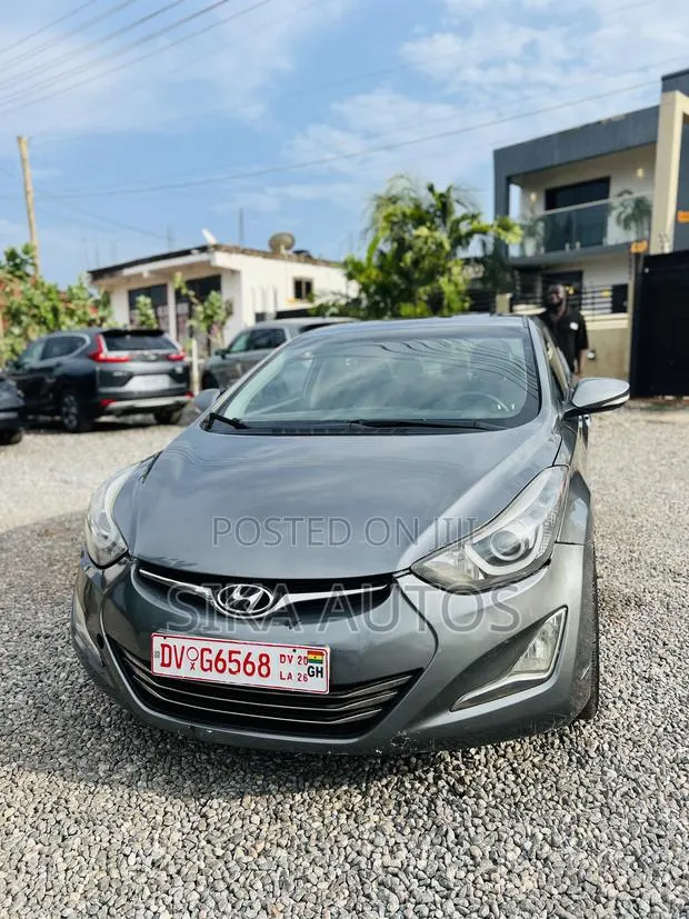 Hyundai Elantra Limited 4dr Sedan (1.8L 4cyl 6A) 2015 Gray · Photo 1