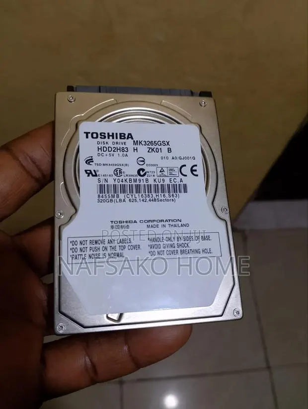 320gb Laptop Harddrive · Photo 1