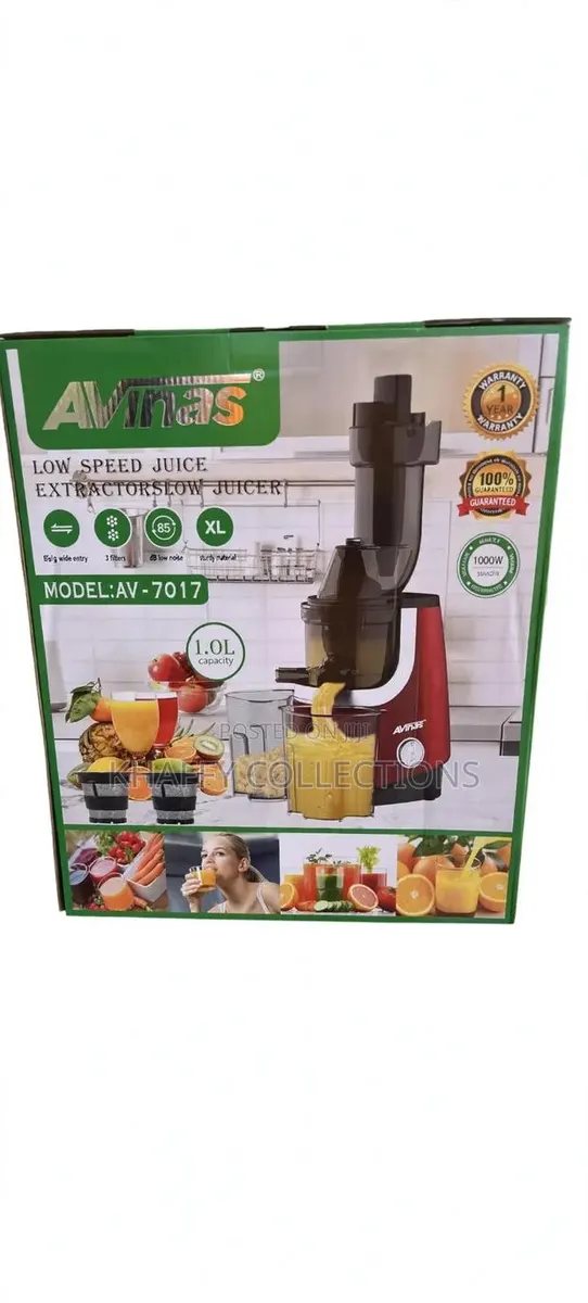 Avinas Slow Juicer AV-7017 - 1000W 1.0L Low Speed Juice Extractor · Photo 1