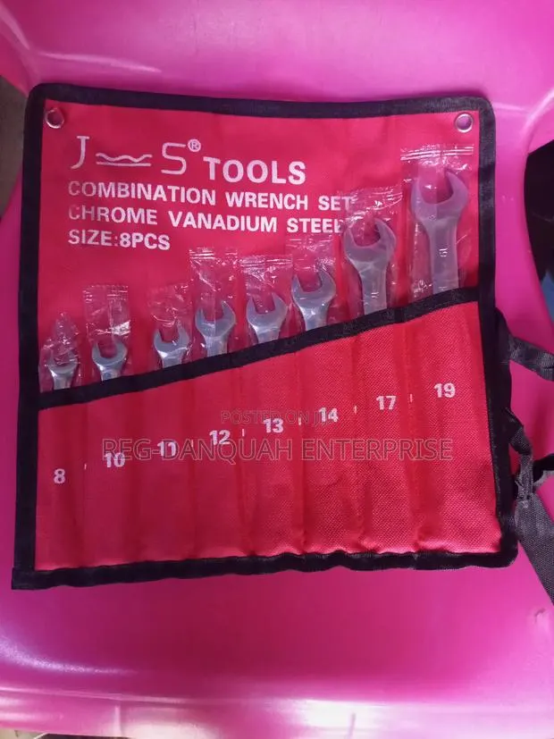 8 Pieces 8-19 Combination Spanner Set · Photo 1