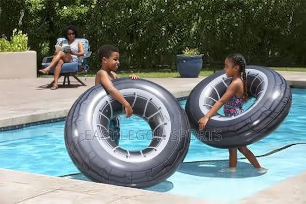 Swimming Ring Tyre Floater Safety Pool Tire · Photo 1