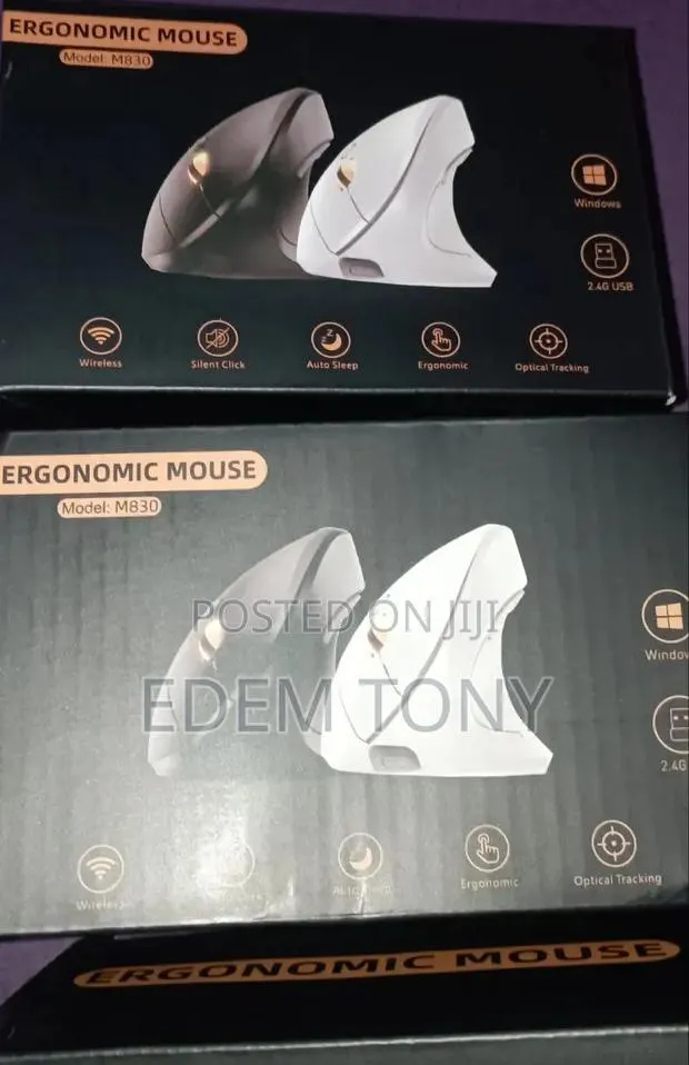 M830 Rechargeable Ergonomic Vertical Mouse · Photo 1