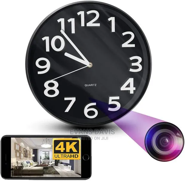 Wireless/Wifi Wall Clock Spy/Hidden Camera · Photo 1