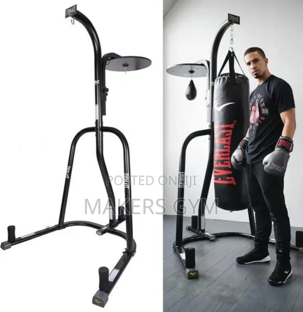Punching Bag With Stand and Speed Ball · Photo 1