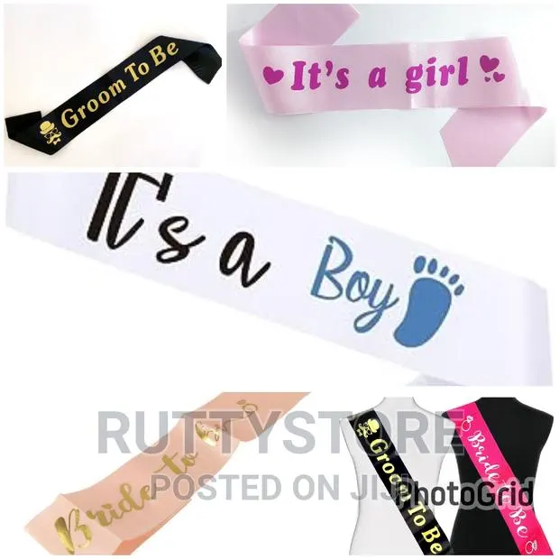 Bridal/Groom Sash · Photo 1