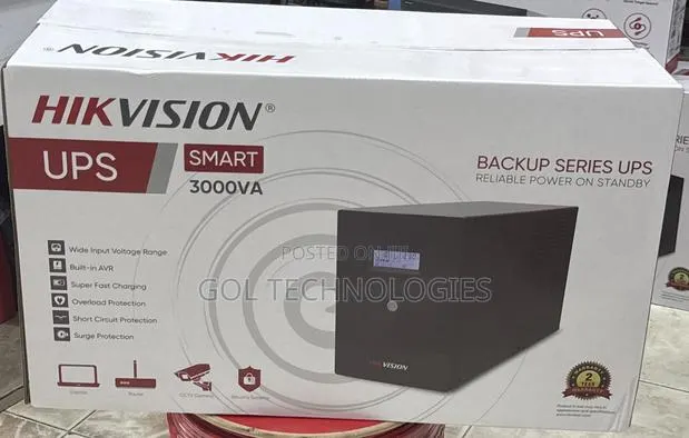 Hikvision Ups Smart 3000va Ds-Ups3000-R · Photo 1