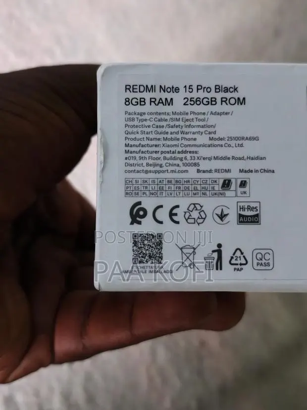 New Xiaomi Redmi Note 15 Pro 256 GB Black · Photo 1