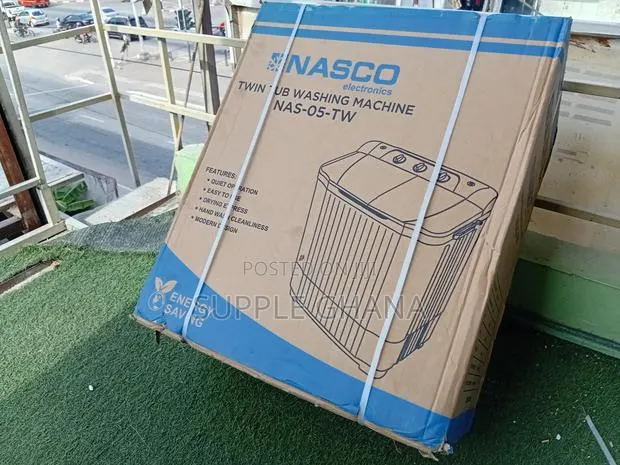 Nasco 5kg Twin Tub Washing Machine – Smart Choice for Small Loads · Photo 1