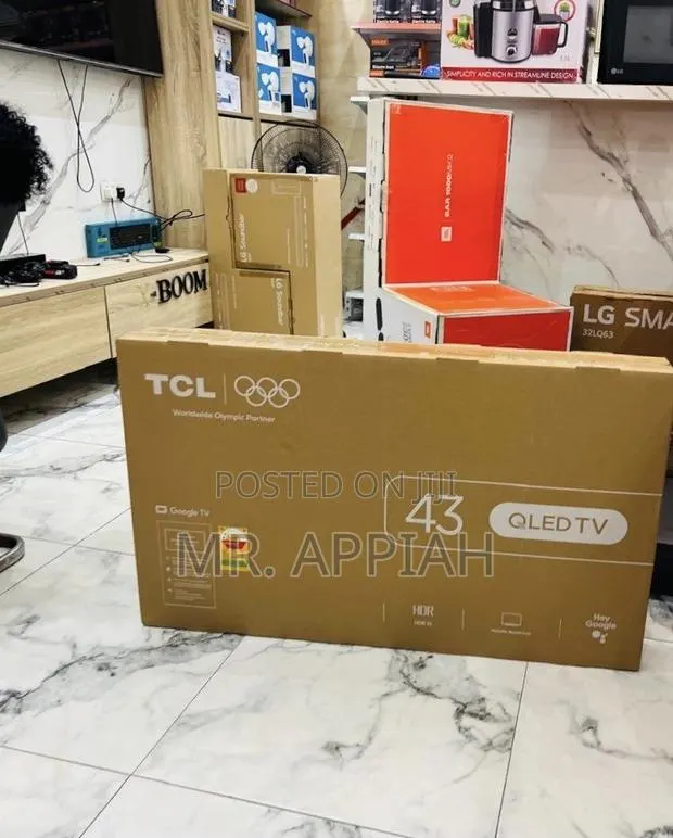Extremely Affordable TCL 43” Qled 2k Smart TV(Black) · Photo 1