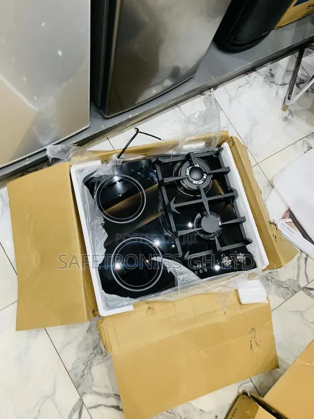 Valuable Black Kenwood 3+2 Built-in Hybrid Cooker Hob · Photo 1