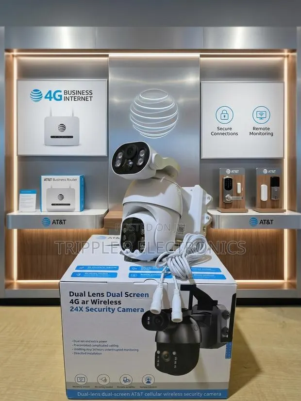 UBOx 4G High Quality Dual Lens and Two Salar Panels CCTV Camera · Photo 1
