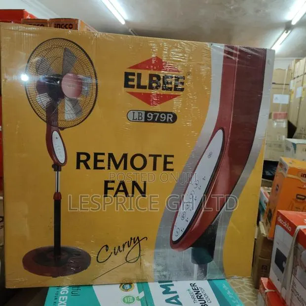 Nice And Portable Remote Controlled Stand Fan From Elbee · Photo 1