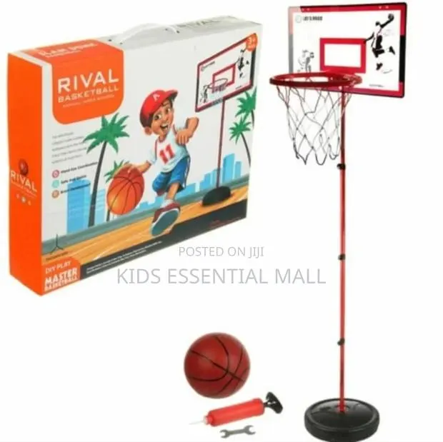 Basketball Set, Stand ,Pump, Hoop, Net ,Ball For Kids · Photo 1
