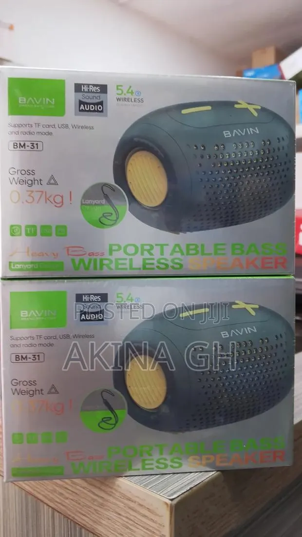 Bavin Portable Heavy Bass Wireless Speaker · Photo 1