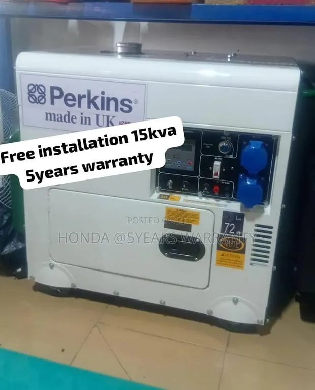 Heavy-Duty Perkins 15kva Generator – Fuel Efficient · Photo 1