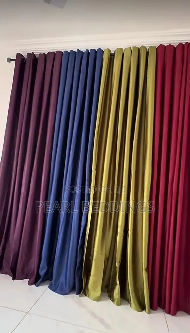 High Quality Luxurious Textured and Non Textured Blackout Curtains · Photo 1