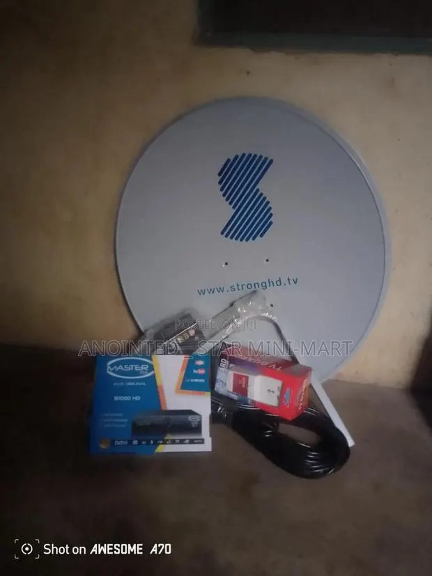 Complete Combo Set(Nasco TV+Disc+Decoder+TV Guard+cable+wall Mount) · Photo 1