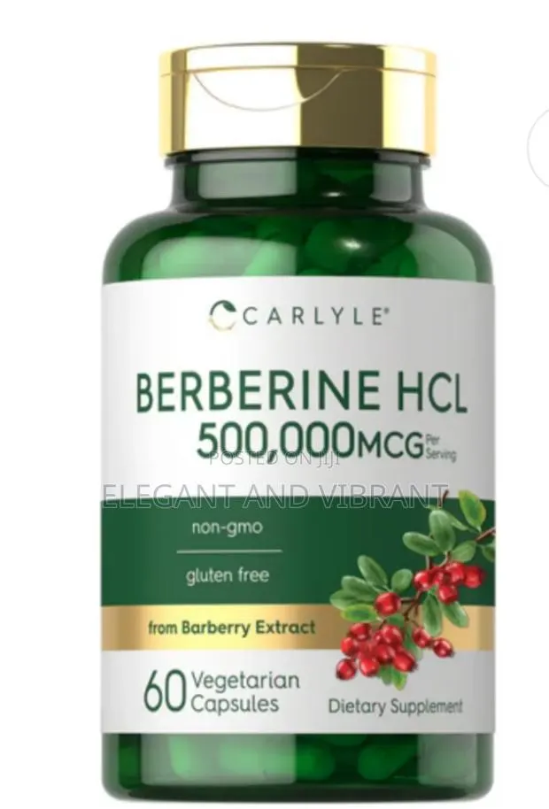 Berberine 500000mcg Per Serving | 60 Capsules · Photo 1