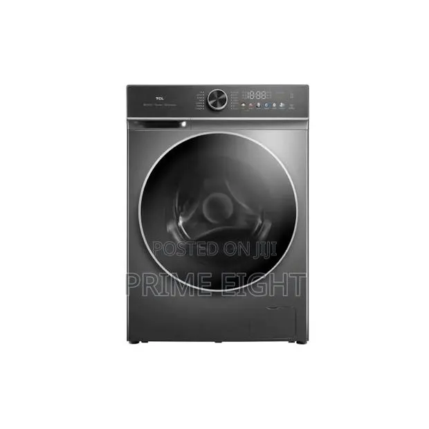 TCL 12kg Super Drum Series C5 Front Load Washer – C512FLG · Photo 1