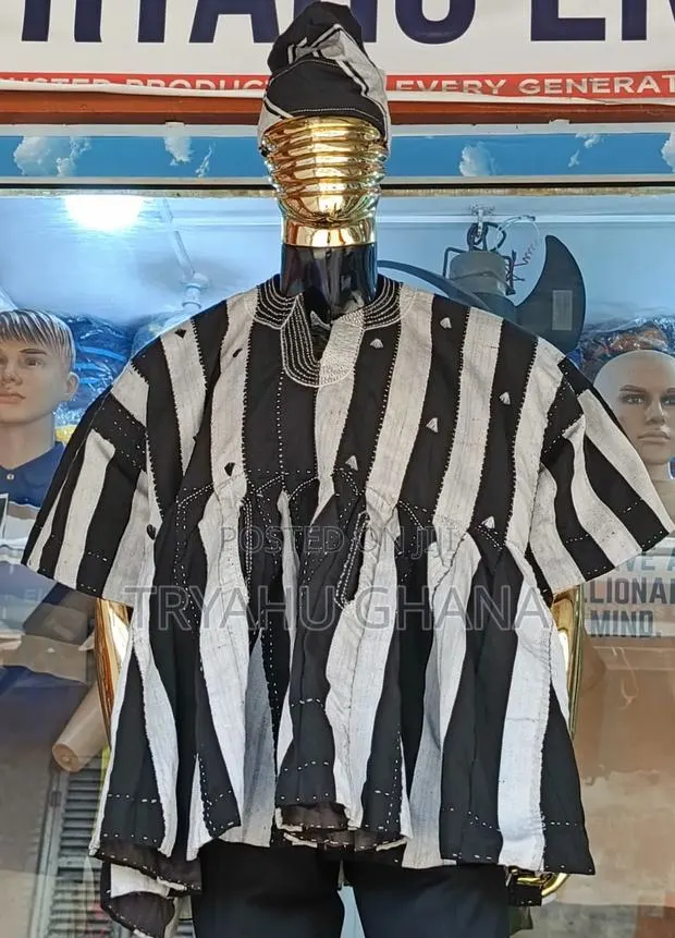 Ghana Smock Shop Accra | Authentic Batakari + Hat – Tryahu · Photo 1