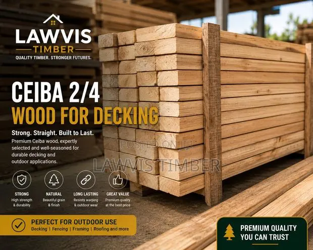 Ceiba 2” × 4” Timber | 50 × 100 Mm | Strong, Straight Reliable · Photo 1