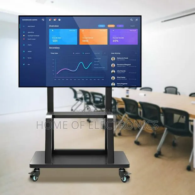 Simple Easy to Fix Mobile Trolley TV Stand(60-100 Inch) · Photo 1